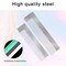3Pcs Diamond Drawing Ruler Mesh Ruler Grid Stainless Steel 5D Diamond Drawing Ruler Tool DIY Diamond Drawing Ruler Accessories with 240 400 Blank Grids for Diamond Drawing Round Full Partial Drill